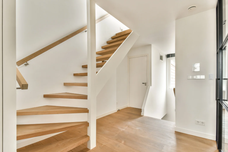 Escalier quart tournant ou droit